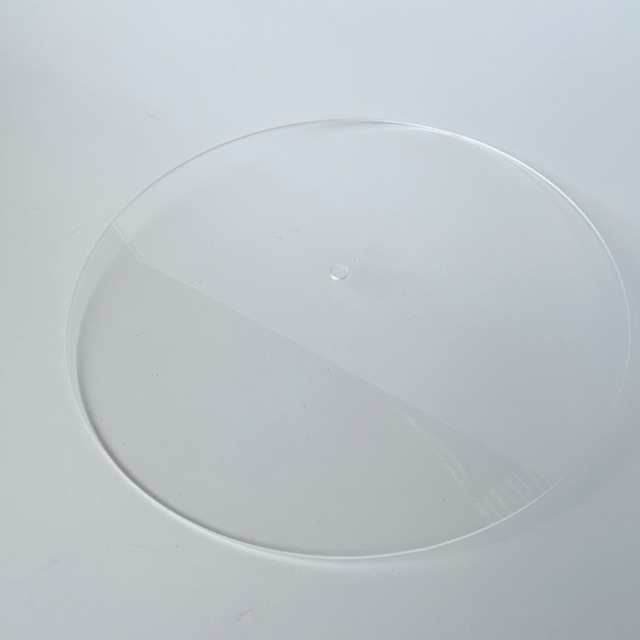 ACRYLIC DISK, 230mm D (Sit in Martini Glass)
